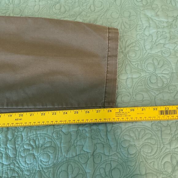 St Johns Bay Mens Easy Care Straight Fit Casual Jeans Taupe Grey Color 42 x 30 - Picture 9 of 10